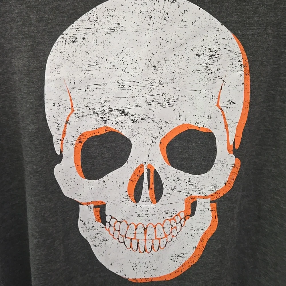Mission Ridge Gray Skull Graphic T-Shirt - Picture 8 of 8